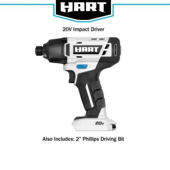 HART 20-Volt Cordless Impact Driver (Battery Not Included), Gen 2 - Picture 9 of 12